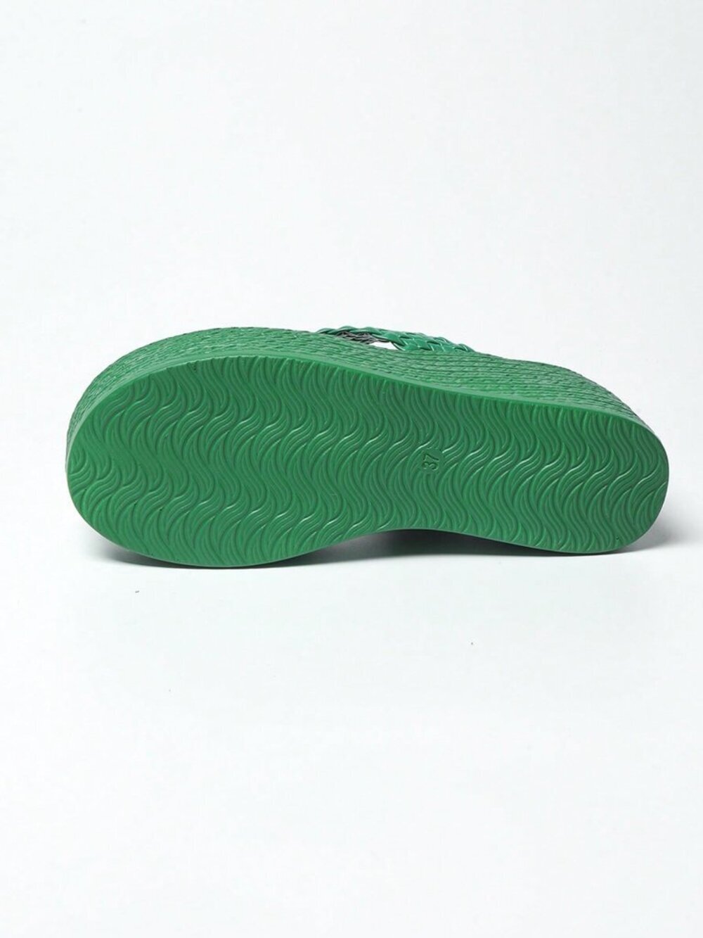 Green Casual Women's Strap Platform Sandals - Picture 7 of 7